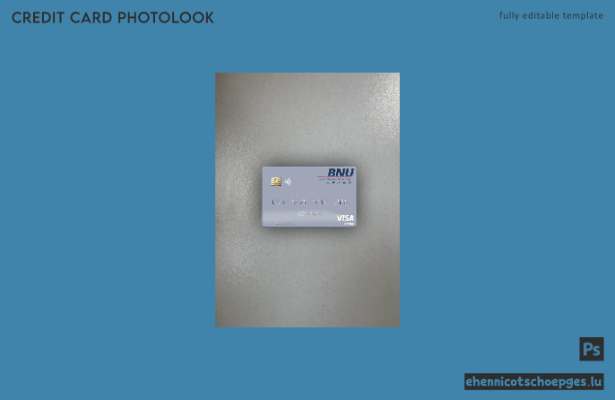 Timor-Leste Banco Nacional Ultramarino-Gebäude, Visa-Debitkarte, Foto-Look-Beispielvorschau